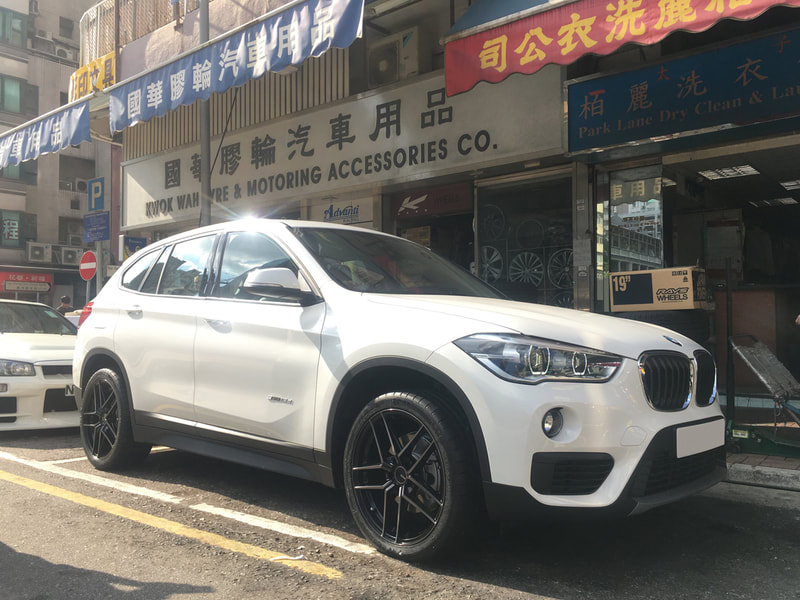 BMW F48 X1 and Enkei Racing TY5 Wheels and wheels hk and 呔鈴