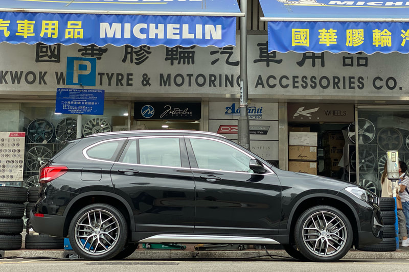 BMW F48 X1 and BBS CCR Wheels and tyre shop hk and kwokwahtyre and 呔鈴 and 車軨 and goodyear f1a5 tyre