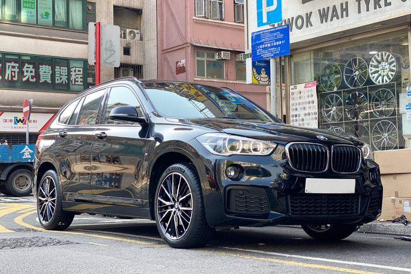 BMW F48 X1 and BMW 552M M Performance Wheels and tyre shop hk and Michelin PS4S tyre and 呔鈴