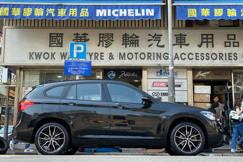 BMW F48 X1 and BMW 552M M Performance Wheels and tyre shop hk and Michelin PS4S tyre and 呔鈴