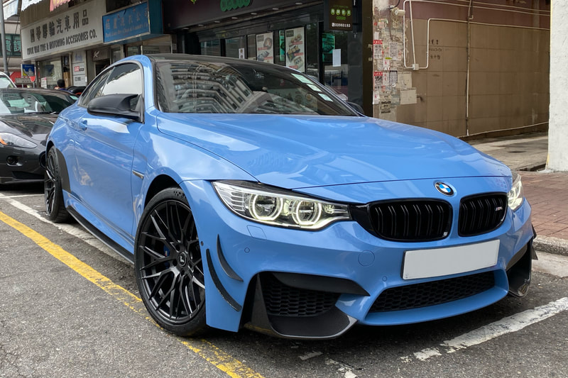 BMW F82 M4 and Vorsteiner Wheels VFF107 and 呔鈴 and wheels hk