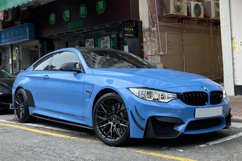 BMW F82 M4 and vorsteiner wheels vff107 and wheels hk and 呔鈴