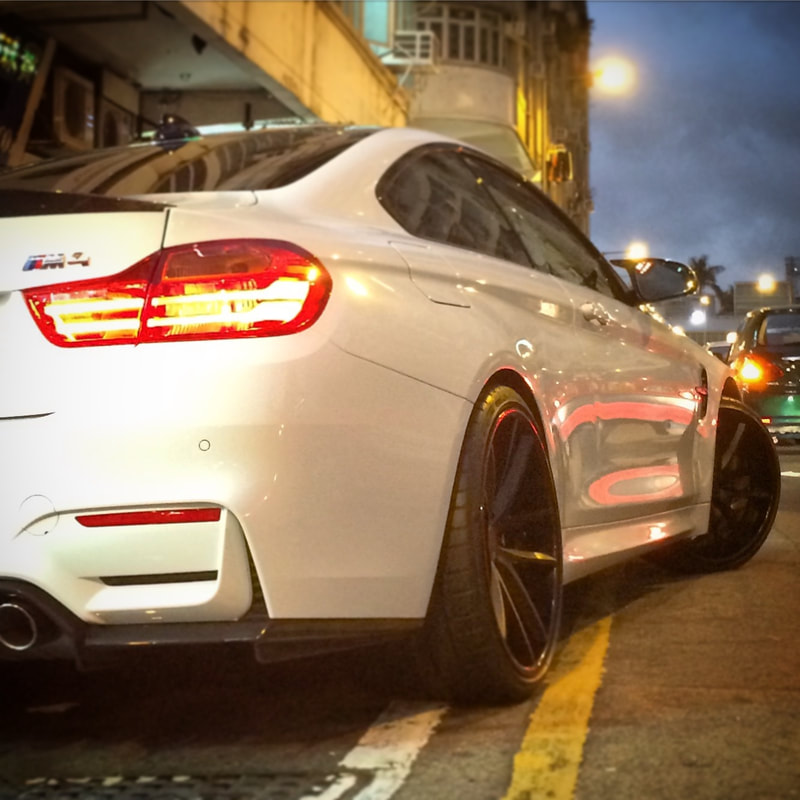 BMW F82 M4 and Modulare wheels c30 and wheels hk and 呔鈴