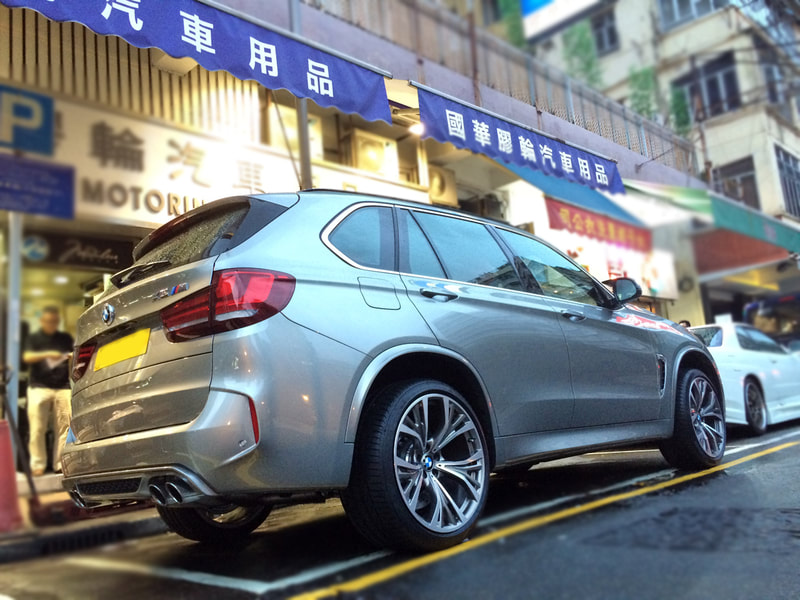 BMW F85 X5M and BMW 627 Wheels and 呔鈴 and wheels hk