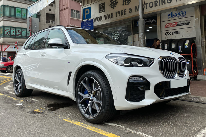 BMW G05 X5 and BMW 741 M Performance Wheels and 呔鈴 and wheels hk