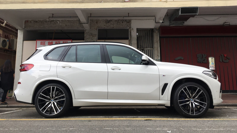 BMW G05 X5 and BMW 742M Performance Wheels and wheels hk and 呔鈴