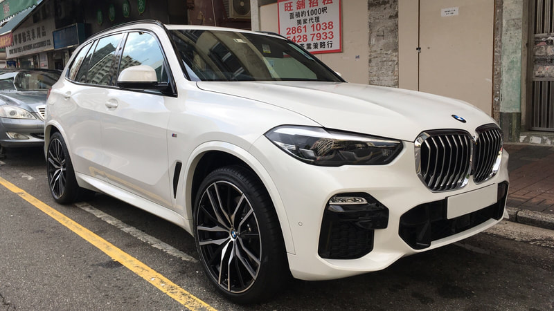 BMW G05 X5 and BMW 742M Performance Wheels and wheels hk and 呔鈴