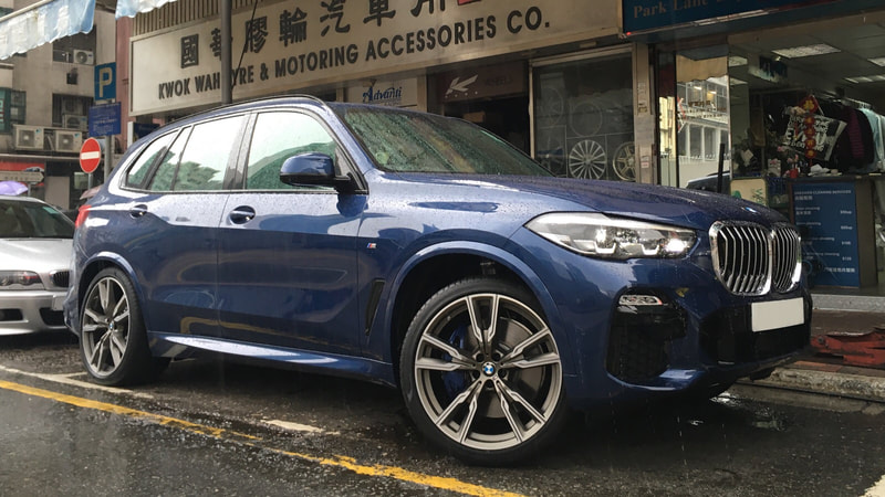 BMW G05 X5 and BMW 747M wheels and 呔鈴 and wheels hk