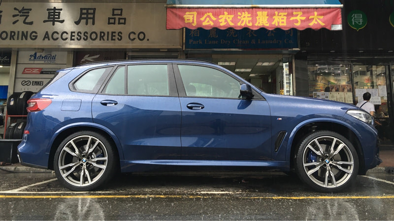 BMW G05 X5 and BMW 747M Performance Wheels and wheels hk and 呔鈴