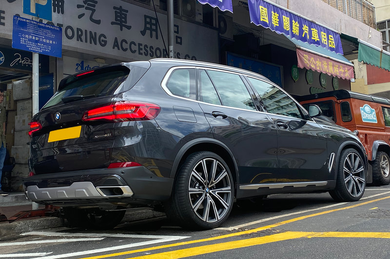 BMW G05 X5 and BMW 746I Individual Wheels and wheels hk and tyre shop hk and 呔鈴 and pirelli pz4 tyres