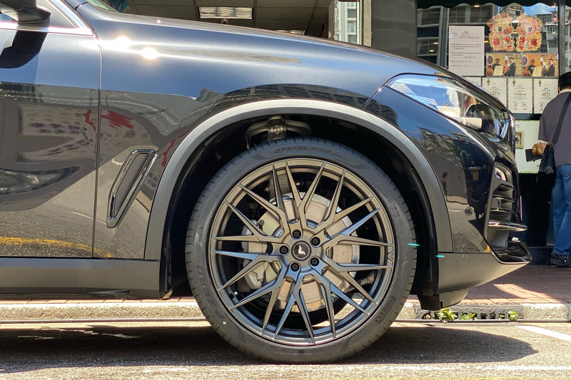 BMW G05 X5 and Vorsteiner Wheels VFF107 and tyre shop hk and pirelli pzero tyre and 輪胎店