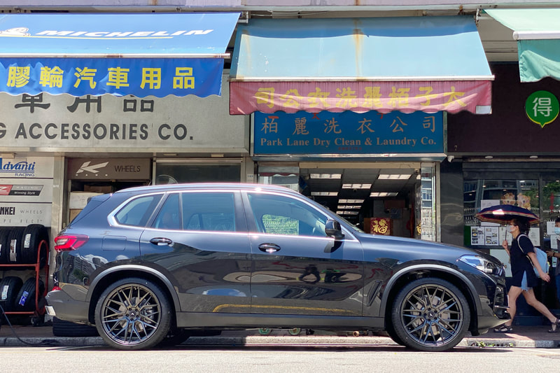 BMW G05 X5 and Vorsteiner Wheels VFF107 and tyre shop hk and pirelli pzero tyre and 輪胎店