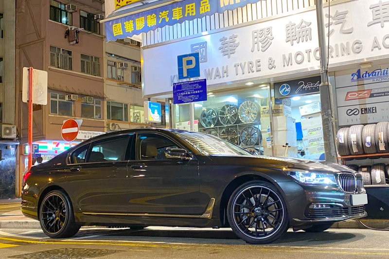 BMW G11 7 Series and Breyton Race GTX Wheels and Michelin PS4S tyre and 呔鈴 and tyre shop and reifen and 輪胎店