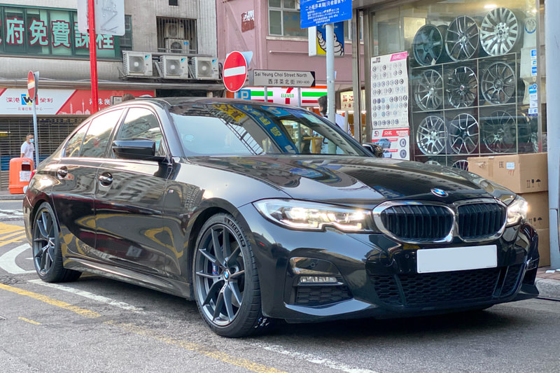 BMW G20 3 series and BMW 898M M Performance Wheels and tyre shop hk and michelin ps4s tyre and 輪胎店