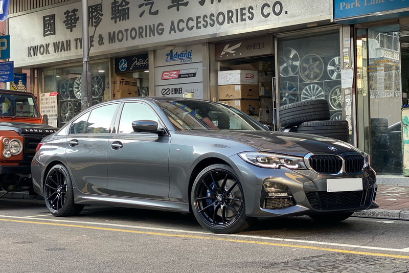 BMW G20 3 series 320i and OZ Racing Leggera Wheels and tyre shop hk and michelin ps4s tyres and 呔鈴