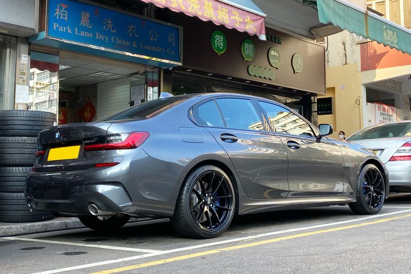 BMW G20 3 Series 320i and OZ Racing Leggera Wheels and tyre shop hk and 呔鈴