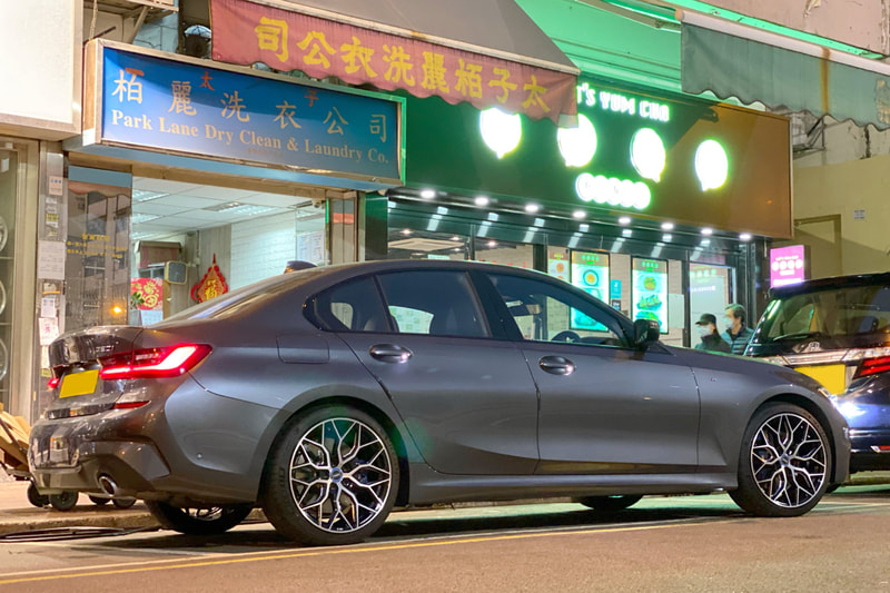 BMW G20 3 Series 320i and Vossen Hybrid Forged HF2 HF-2 Wheels and tyre shop hk and wheel shop hk and michelin ps4s tyre and 車軨 and 呔鈴
