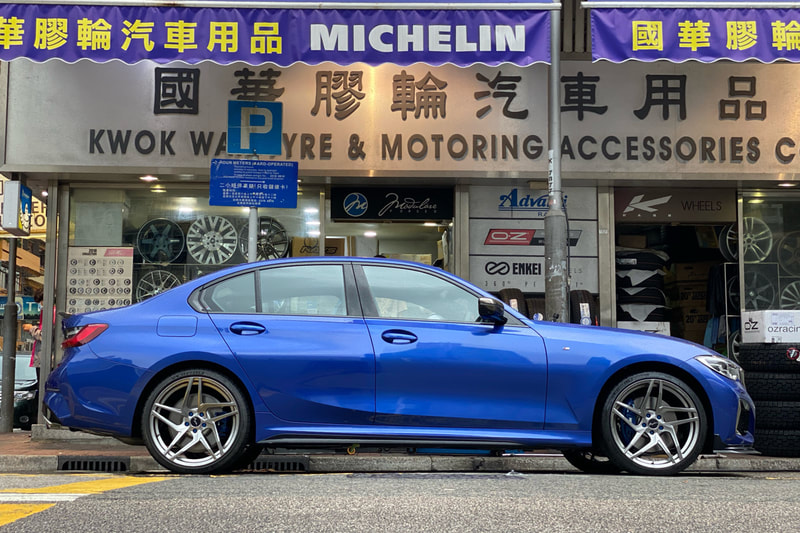 BMW G20 3 Series and Breyton Magnetite Wheels and wheels hk and tyre shop hk and 呔鈴