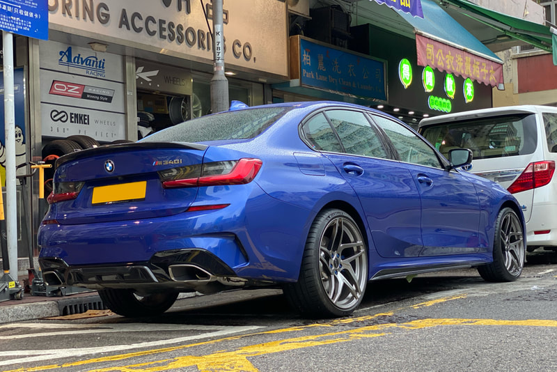 BMW G20 3 Series and Breyton Magnetite Wheels and wheels hk and tyre shop hk and 呔鈴