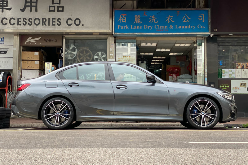 BMW G20 320i and BMW 791M Wheels and wheels hk and 呔鈴