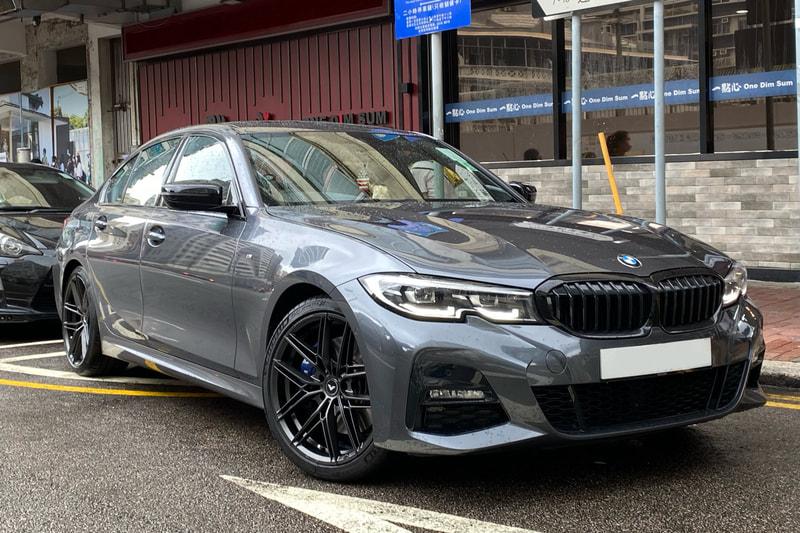 BMW G20 3 Series 320i and Vorsteiner VFF112 Wheels and tyre shop hk and wheel shop hk and michelin ps4s tyre and 呔鈴 and 輪胎店