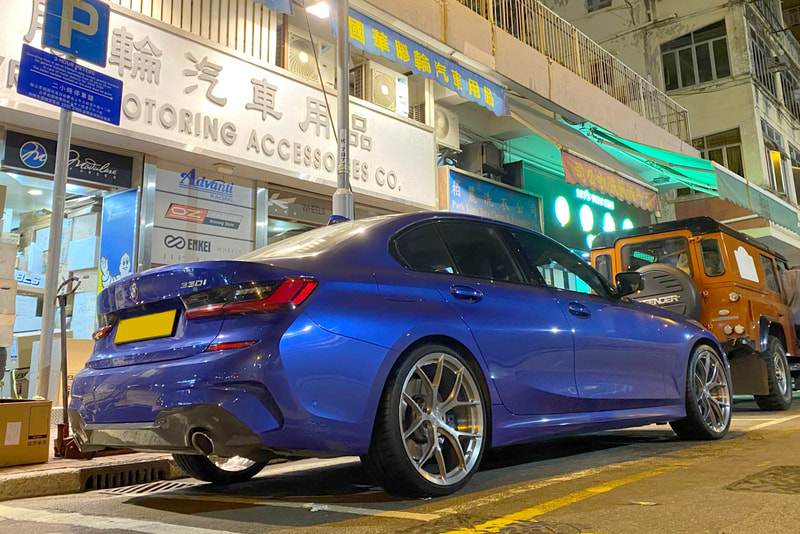 BMW G20 3 Series 330i and BC Forged KL01 wheels and tyre shop hk and michelin ps4s tyre and 輪胎店