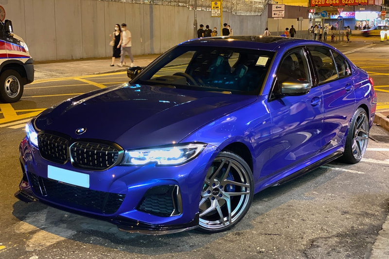 BMW G20 3 Series and Breyton Magnetite Wheels and wheels hk and 呔鈴