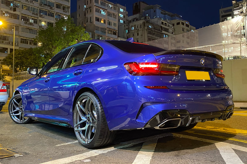 BMW G20 3 Series and Breyton Wheels Magnetite and wheels hk and 呔鈴