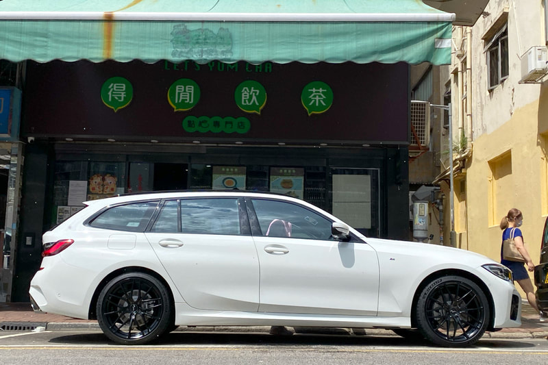 BMW G21 3 Series touring and Breyton Fascinate wheels and wheels hk and 呔鈴 and tyre shop hk and Michelin pilot sport 4s PS4S tyre