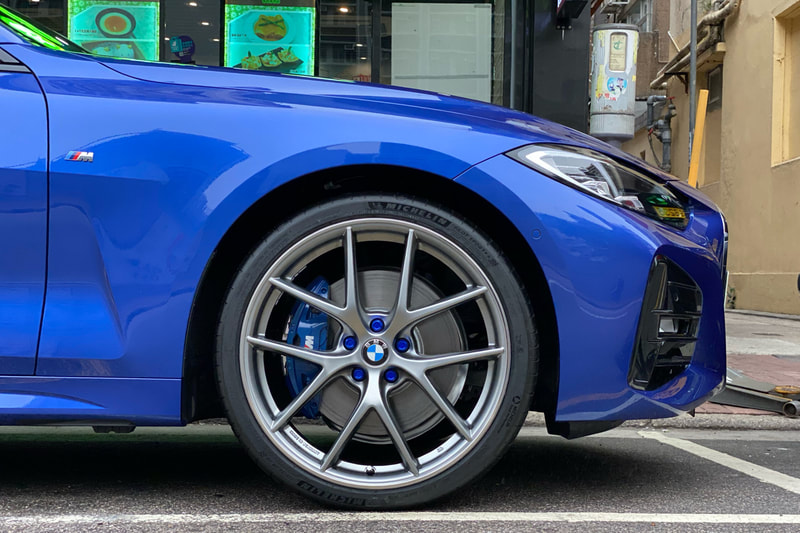 BMW G22 4 Series 420i and BBS CIR Wheels and tyre shop and Michelin PS4S tyre and 4系 and 呔鈴