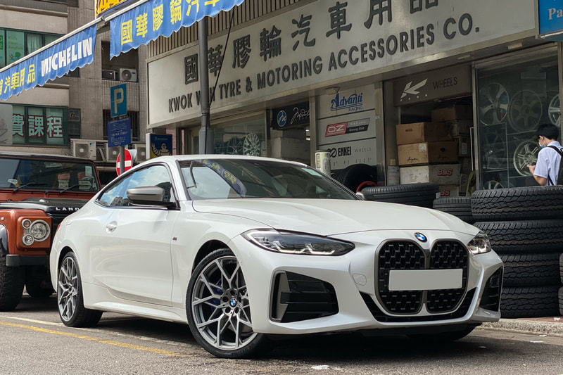 BMW G22 4 Series M440i and BMW 795M Wheels and tyre shop hk and Michelin PS4S tyre and 呔鈴