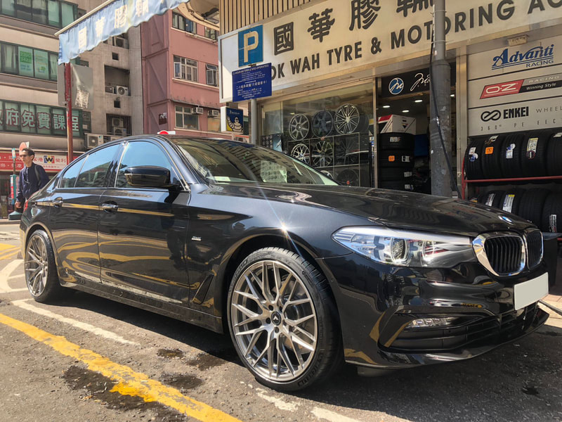 bmw g30 and wheels hk and vorsteiner wheels vff107 and 呔鈴