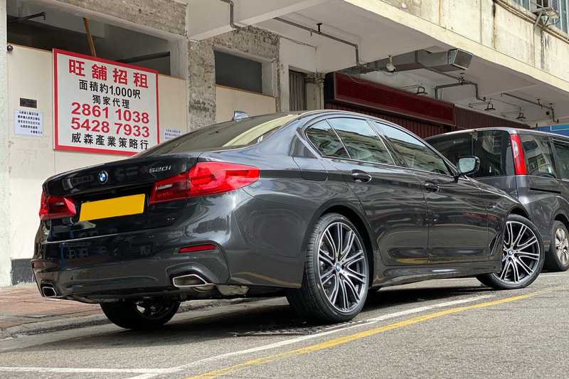 BMW G30 5 Series and BMW 759i wheels and tyre shop hk and 輪胎店