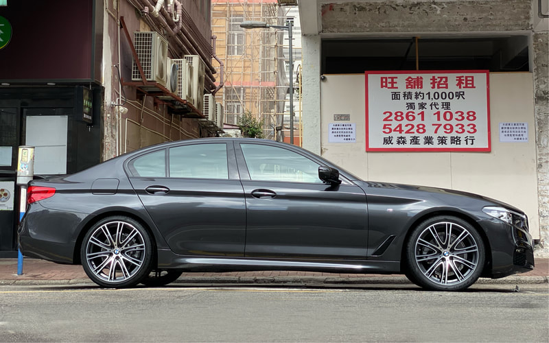 BMW G30 5 Series and BMW 759i wheels and tyre shop hk and 輪胎店