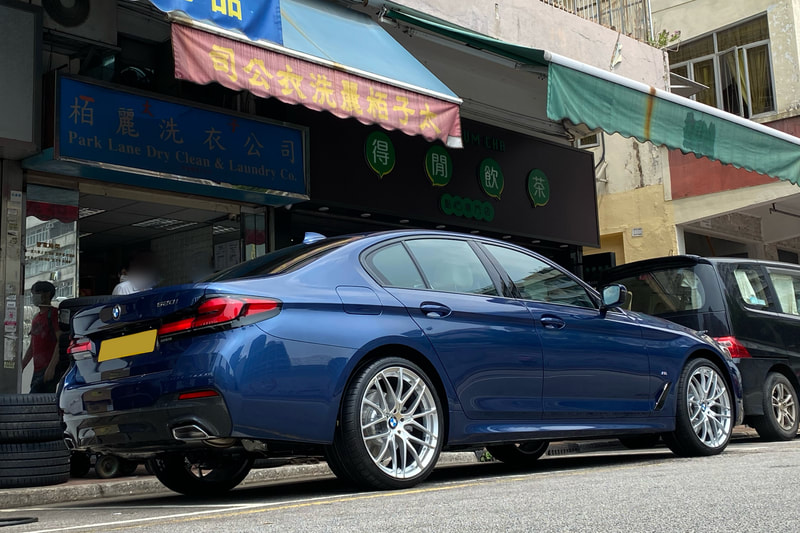 BMW G30 5 Series 520i and Breyton Fascinate Wheels and Bridgestone potenza Sport tyre and tyre shop hk and felgen and 輪胎店