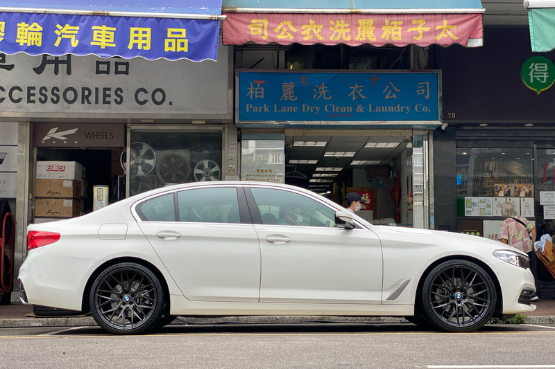 BMW G30 5 series and vorsteiner wheels vff107 and wheels hk and tyre shop and michelin ps4s tyre and 呔鈴