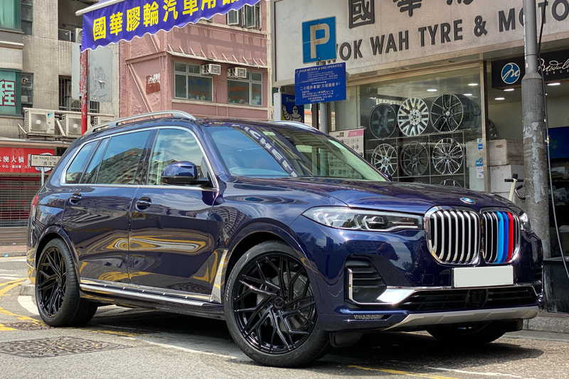 BMW G07 X7 and Modulare Wheels B39 and wheels hk and 呔鈴 and pirelli pzero pz4 tyres