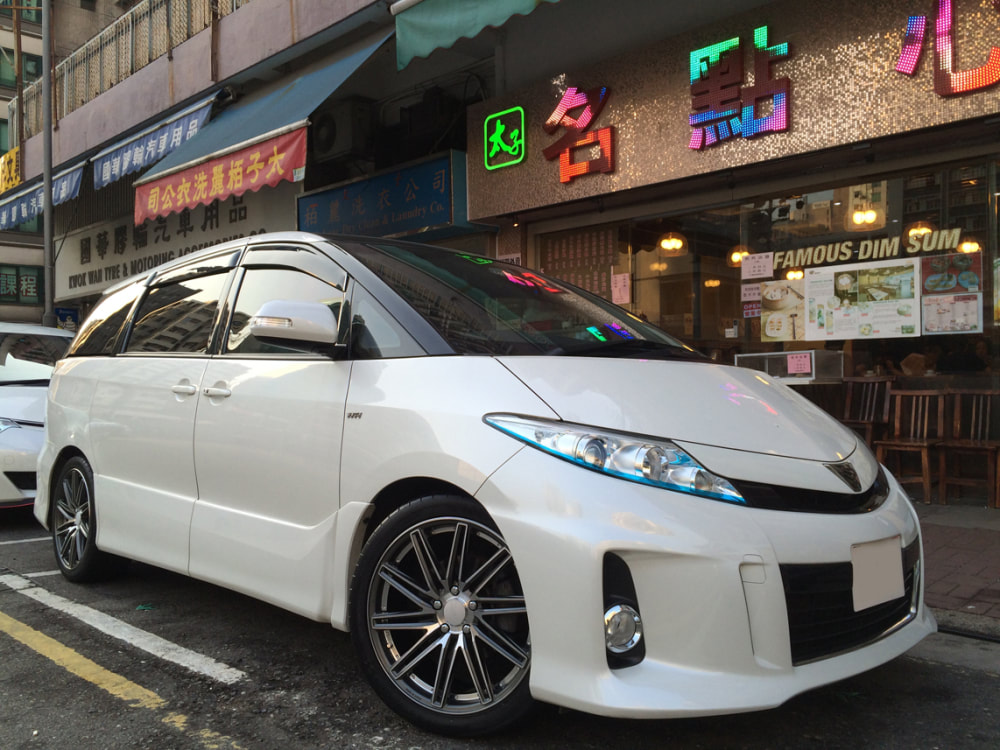 Toyota Estima and RAYS Versus VV10S Wheels and wheels hk and 呔鈴