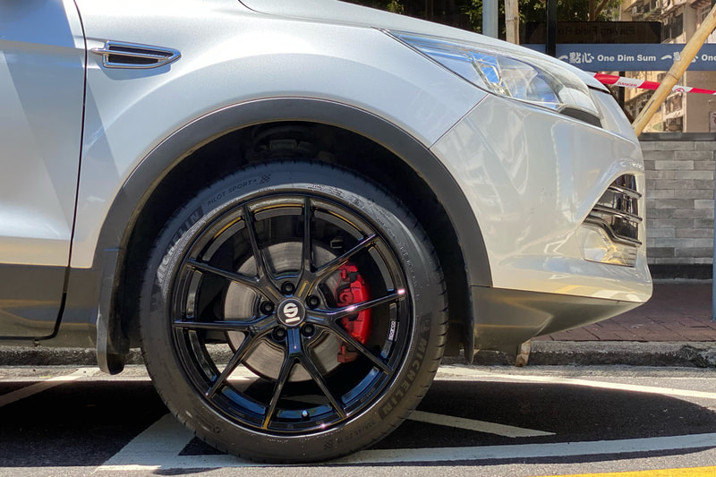 Ford Kuga and Sparco Wheels Podio and wheels hk and tyre shop hk and 呔鈴 and michelin ps4 tyres