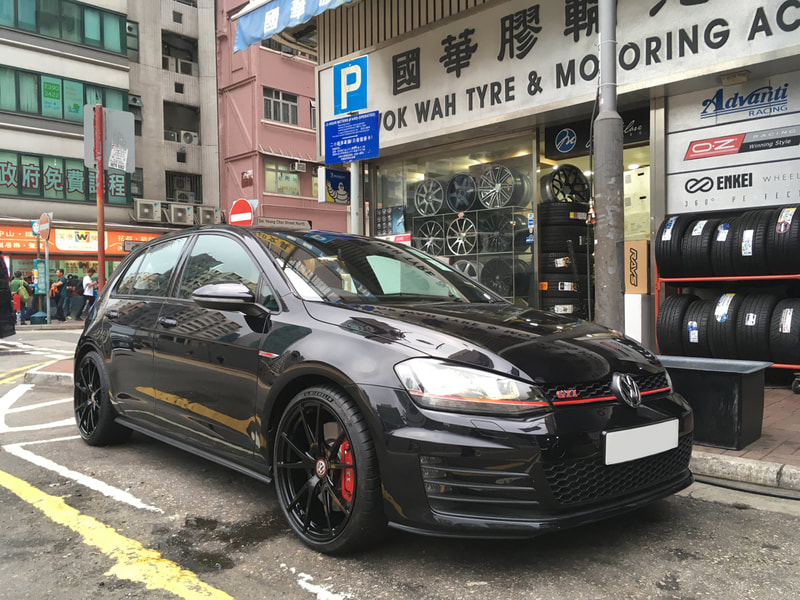 Volkswagen Golf and Modulare Wheels and wheels hk and 呔鈴