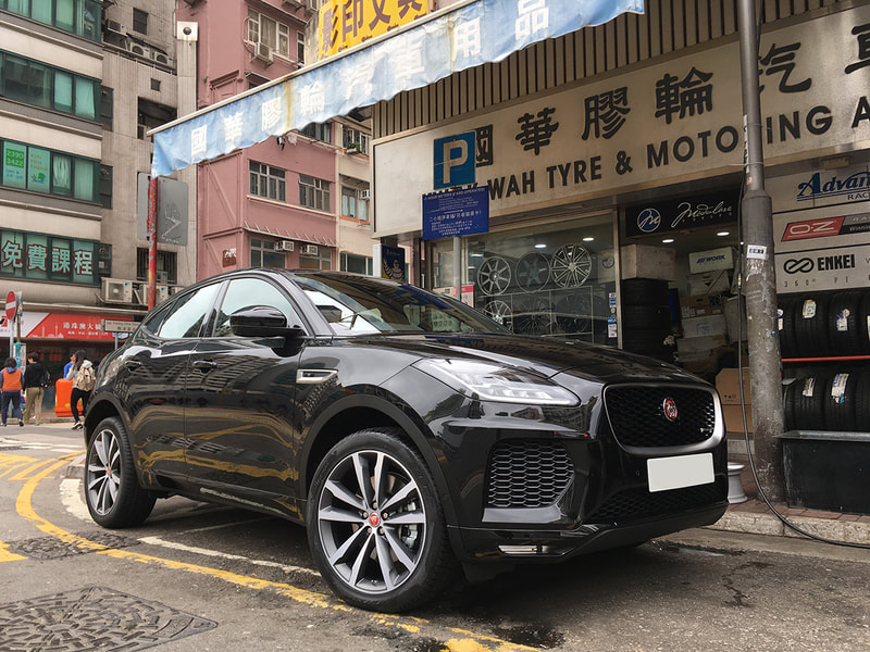 Jaguar E Pace and Jaguar Style 5051 wheels and 呔鈴 and wheels hk