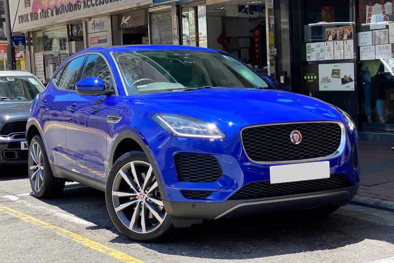 Jaguar E Pace and Jaguar Style 5051 Wheels and wheels hk and tyre shop hk and 呔鈴 and pirelli pzero tyres