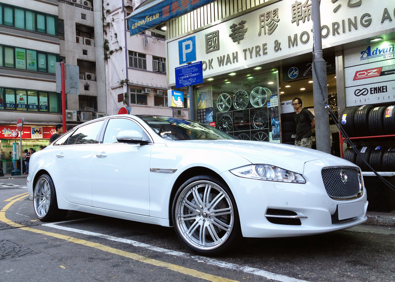 Jaguar XJ and Modulare Wheels M3 and 呔鈴 and wheels hk