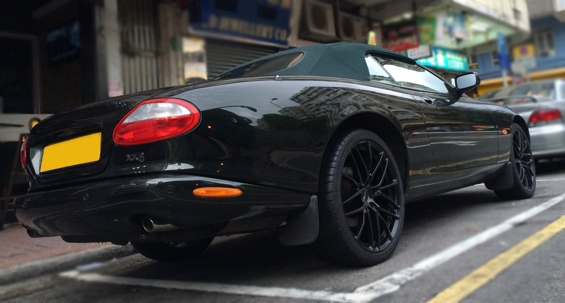 Jaguar XK8 and Breyton Wheels Fascinate and 呔鈴 and wheels hk
