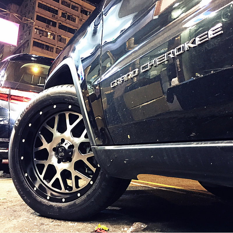 Jeep Grand Cherokee and XD XD820 Grenade Wheels and tyre shop hk