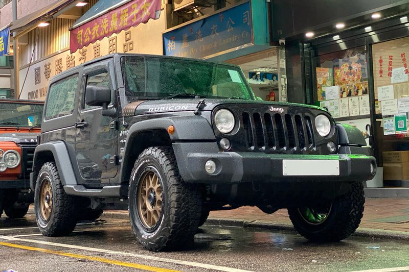 Jeep Wrangler Rubicon and KMC KM535 Wheels and tyre shop hk and bf goodrich ko2 tires and wheels shop hk and 呔鈴