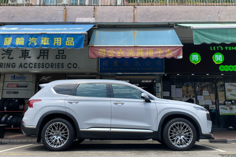 Hyundai Santa Fe and RAYS 2x10BD Wheels and wheels hk and tyre shop hk and 呔鈴 and 輪胎店