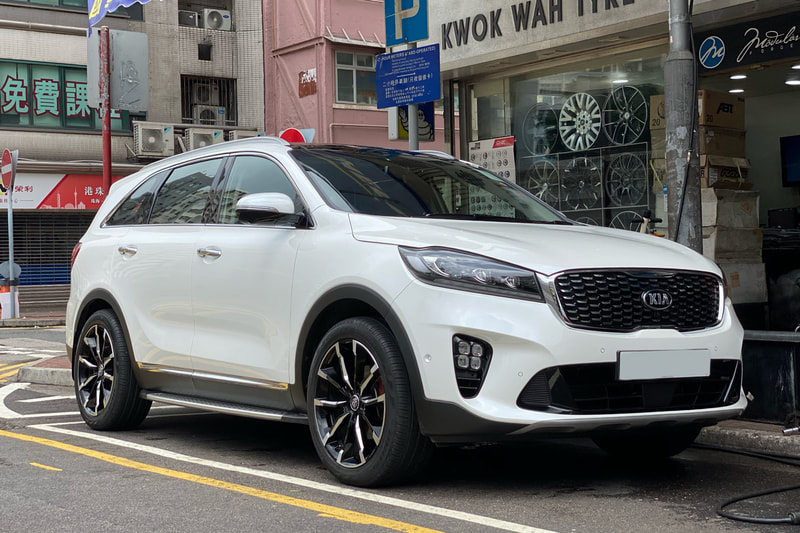 Kia Sorento and RAYS RV5 Wheels and wheels hk and tyre shop hk and pirelli verde tyres and 呔鈴