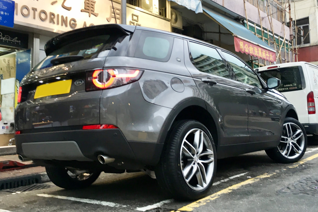 Land Rover Discovery Sport and BBS SX wheels and tyre shop hk and 輪胎店 