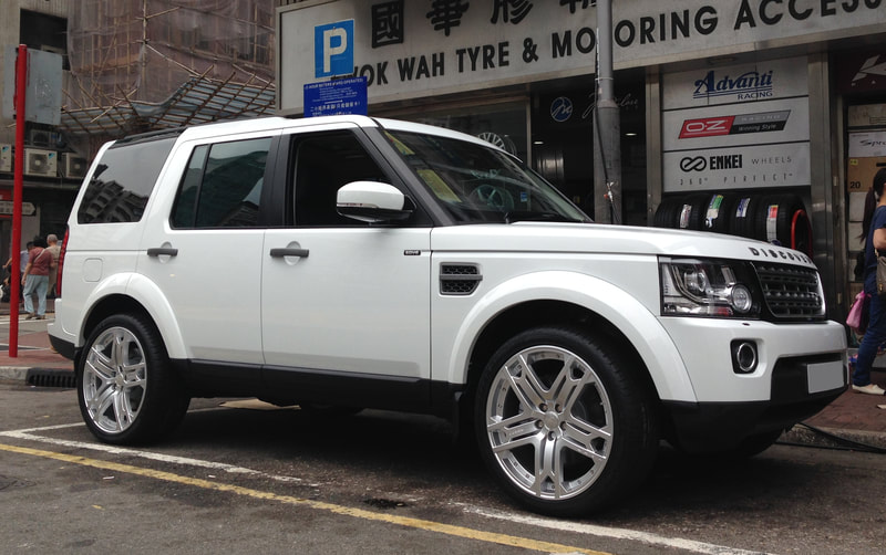 land rover discover 4 and Kahn Design RS600 wheels and wheels hk and tyre shop hk